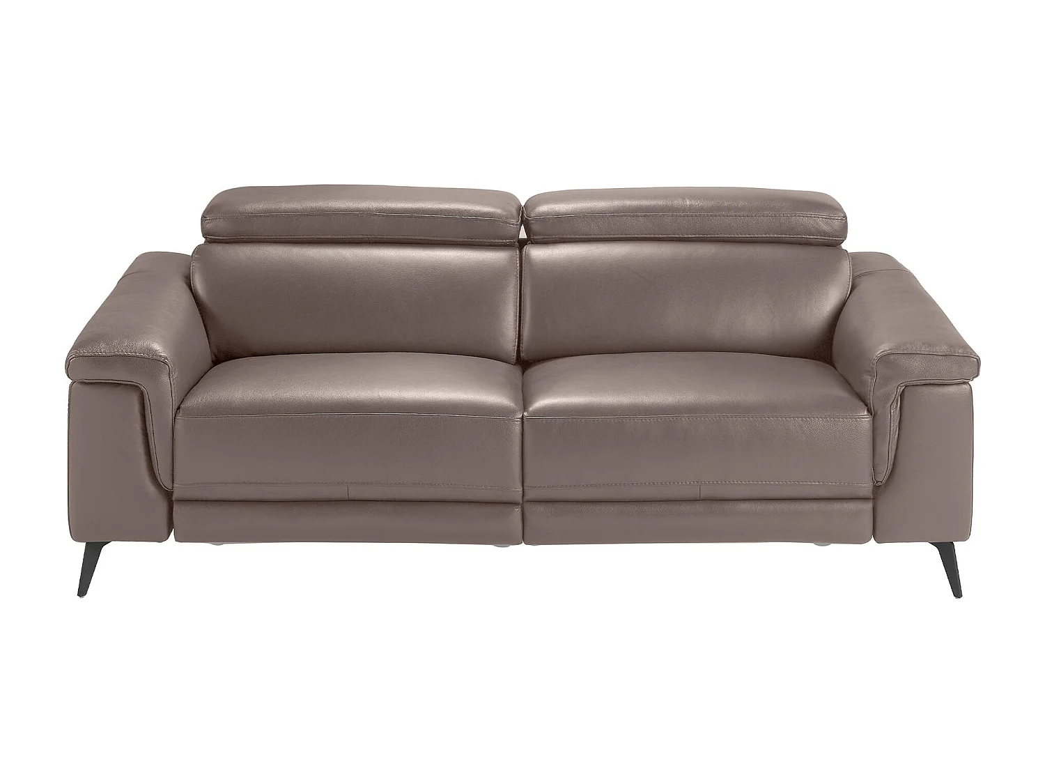 Canapé 3 places en cuir vison 6105 ANGEL CERDA