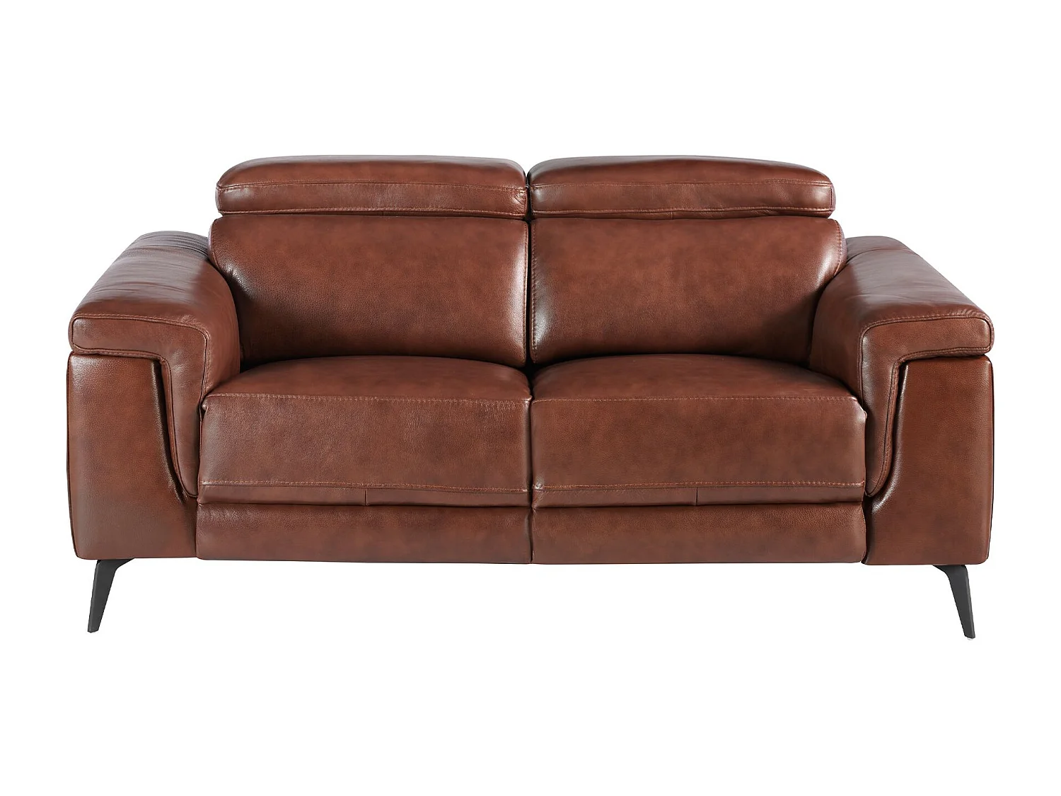 2 zitsbank in bruin leer 6116 ANGEL CERDA