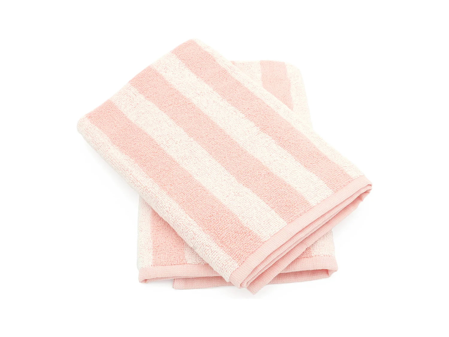 Lot de 2 torchons de cuisine éponge 50x50 cm coton PAT II rose