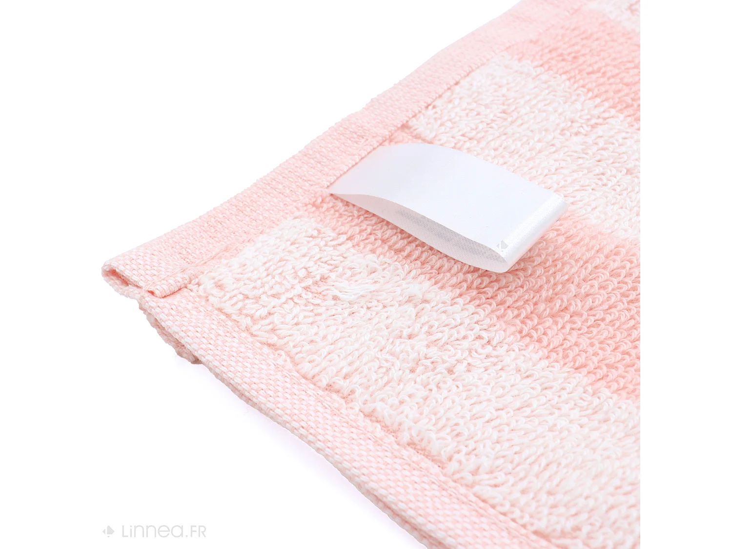 Lot de 2 torchons de cuisine éponge 50x50 cm coton PAT II rose