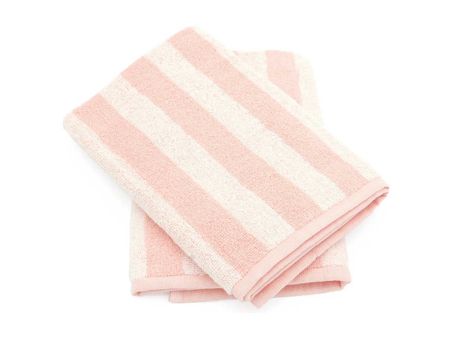 Lot de 2 torchons de cuisine éponge 50x50 cm coton PAT II rose