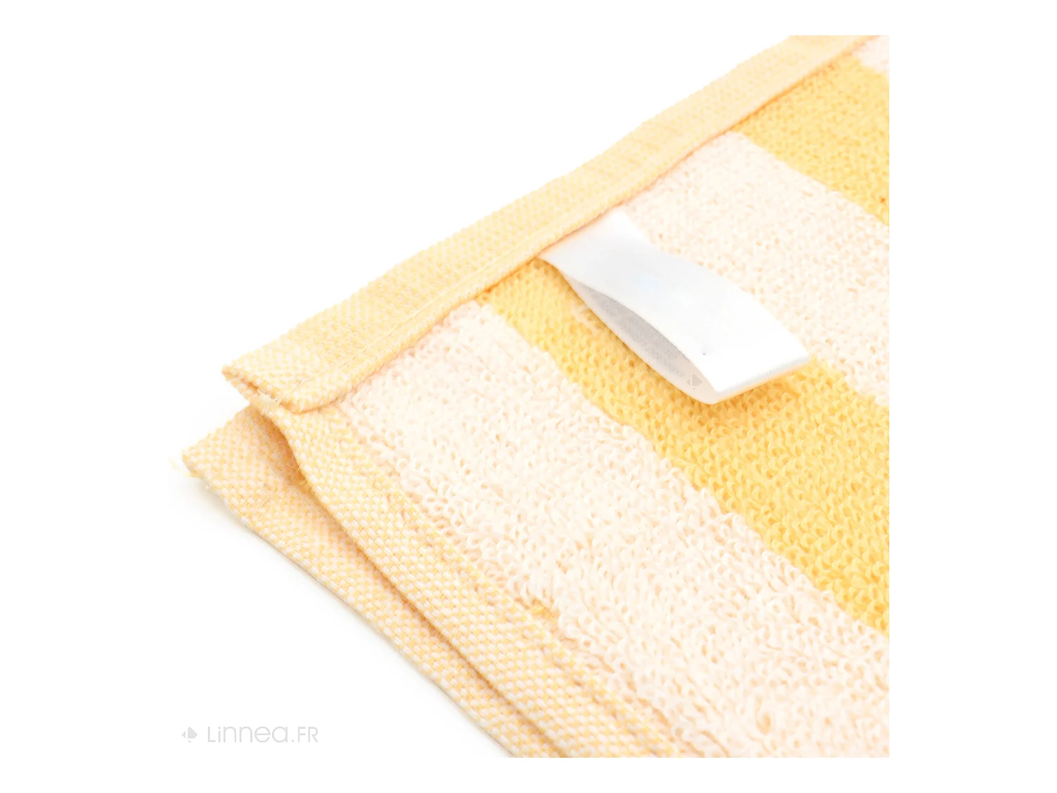 Lot de 2 torchons de cuisine éponge 50x50 cm coton PAT II jaune