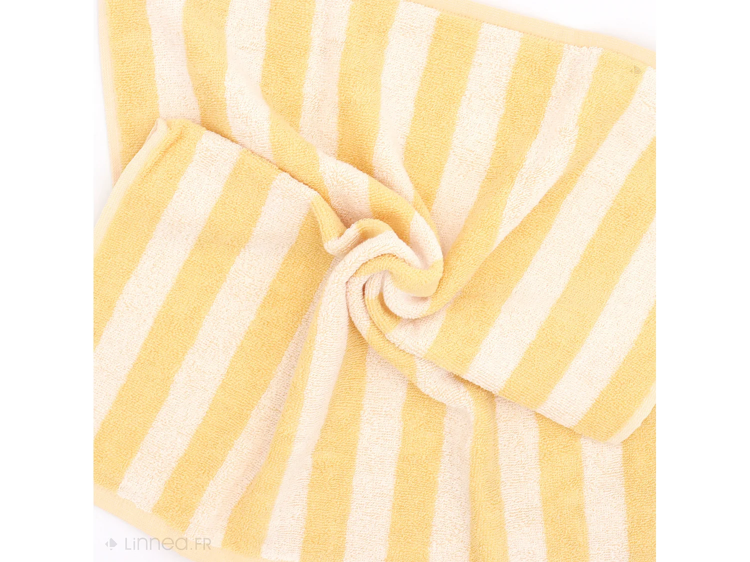 Lot de 2 torchons de cuisine éponge 50x50 cm coton PAT II jaune