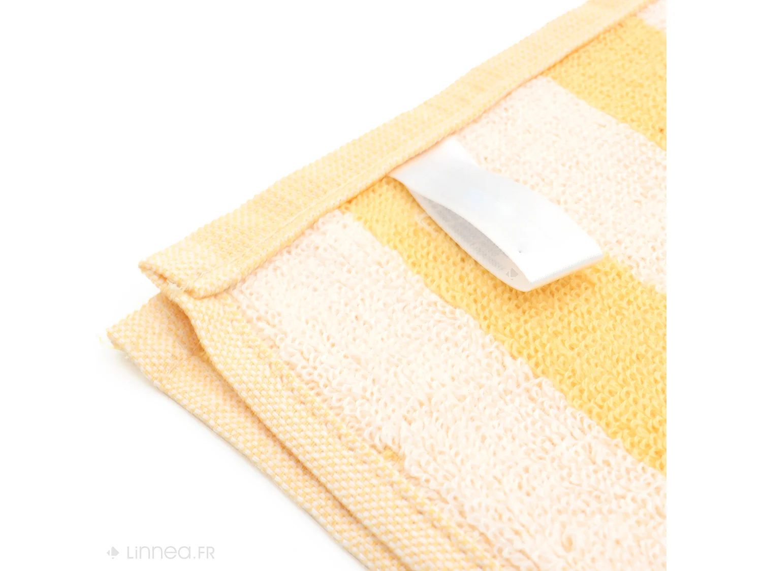 Lot de 2 torchons de cuisine éponge 50x50 cm coton PAT II jaune