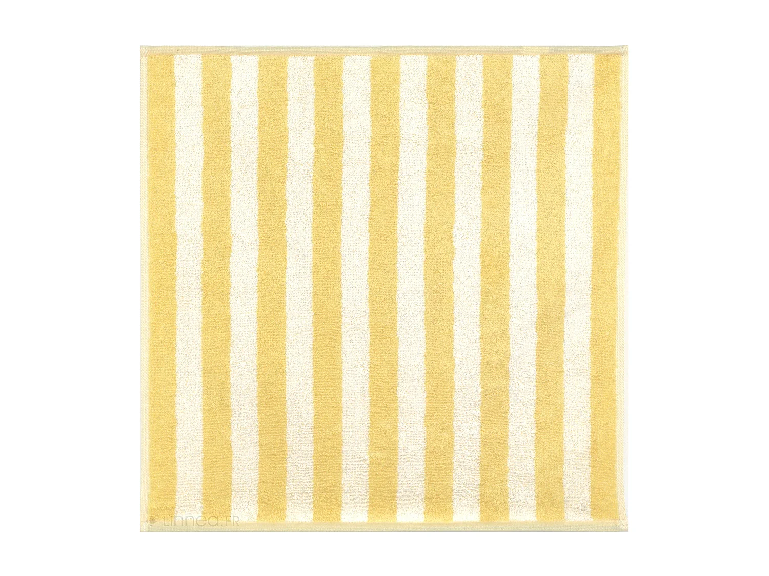 Lot de 2 torchons de cuisine éponge 50x50 cm coton PAT II jaune