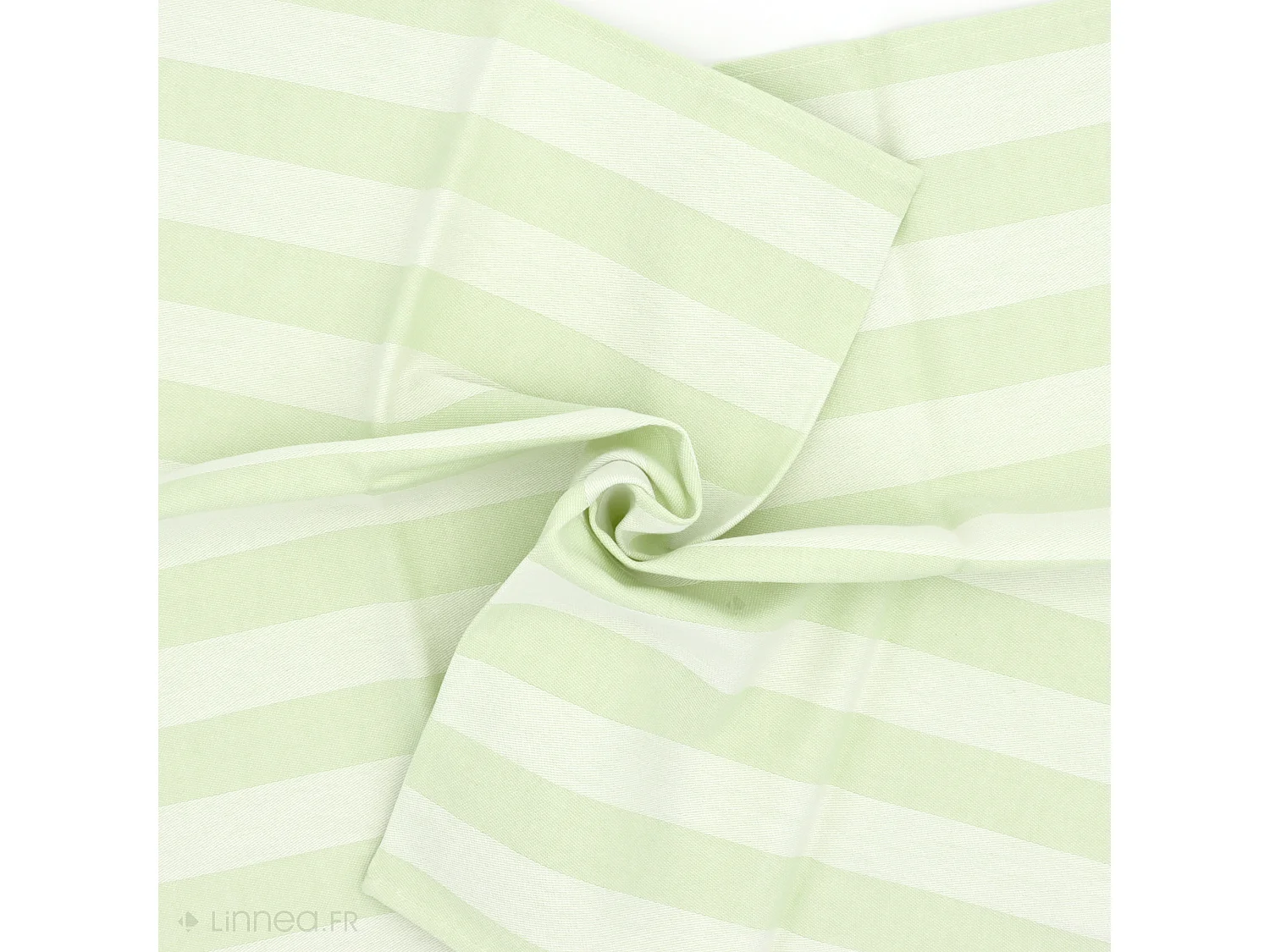 Lot de 2 torchons de cuisine toile 50x70 cm coton PAT II vert