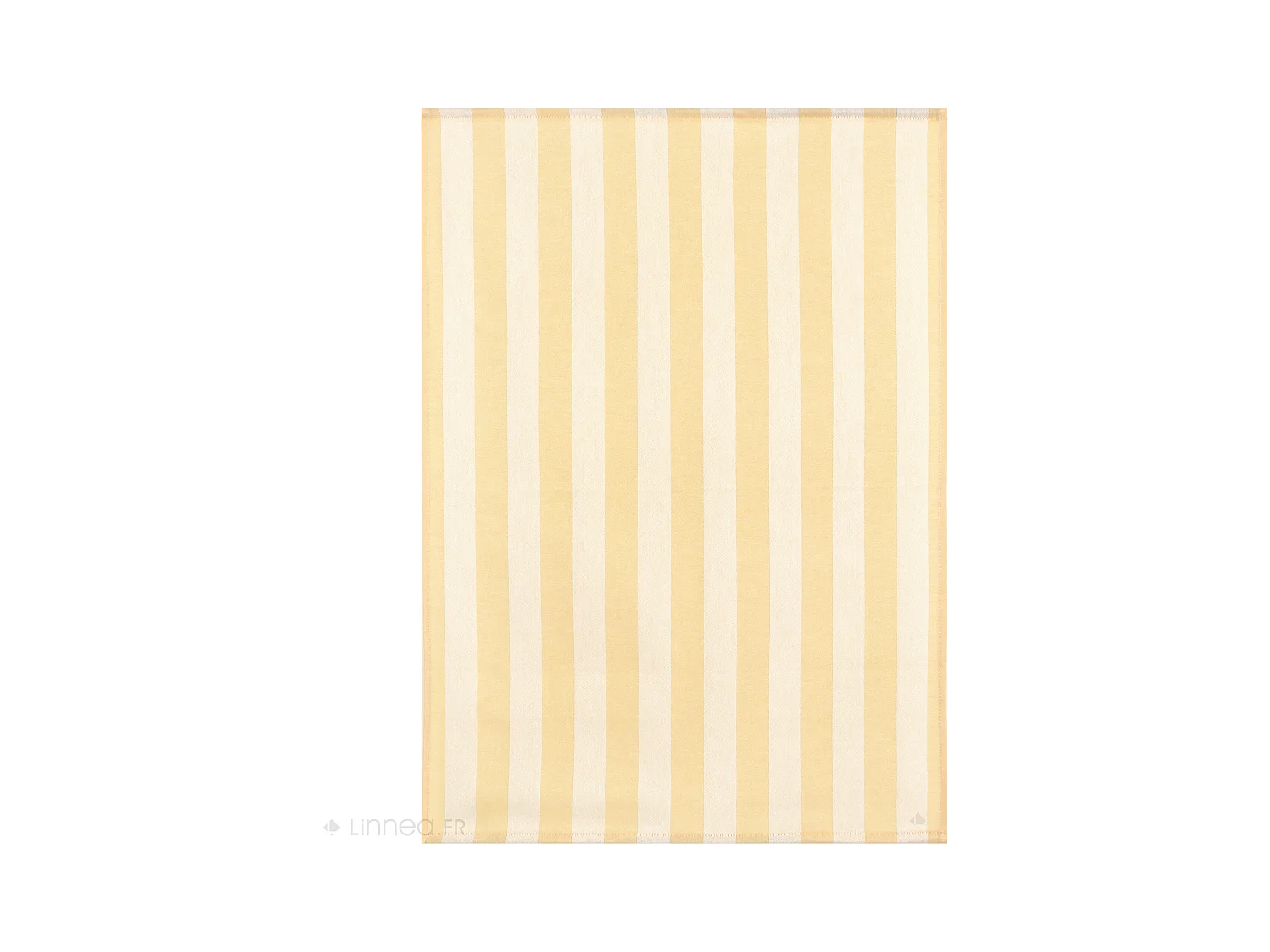 Lot de 2 torchons de cuisine toile 50x70 cm coton PAT II jaune