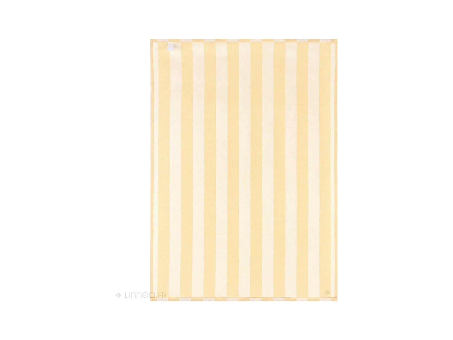 Lot de 2 torchons de cuisine toile 50x70 cm coton PAT II jaune