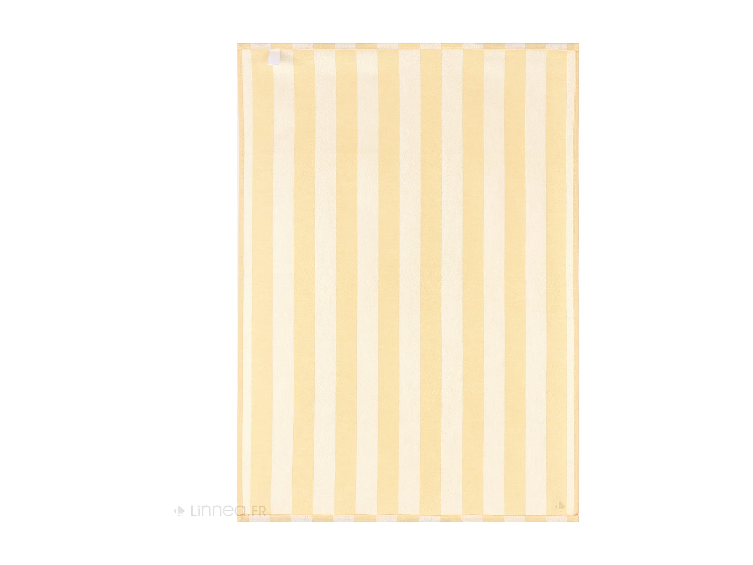 Lot de 2 torchons de cuisine toile 50x70 cm coton PAT II jaune