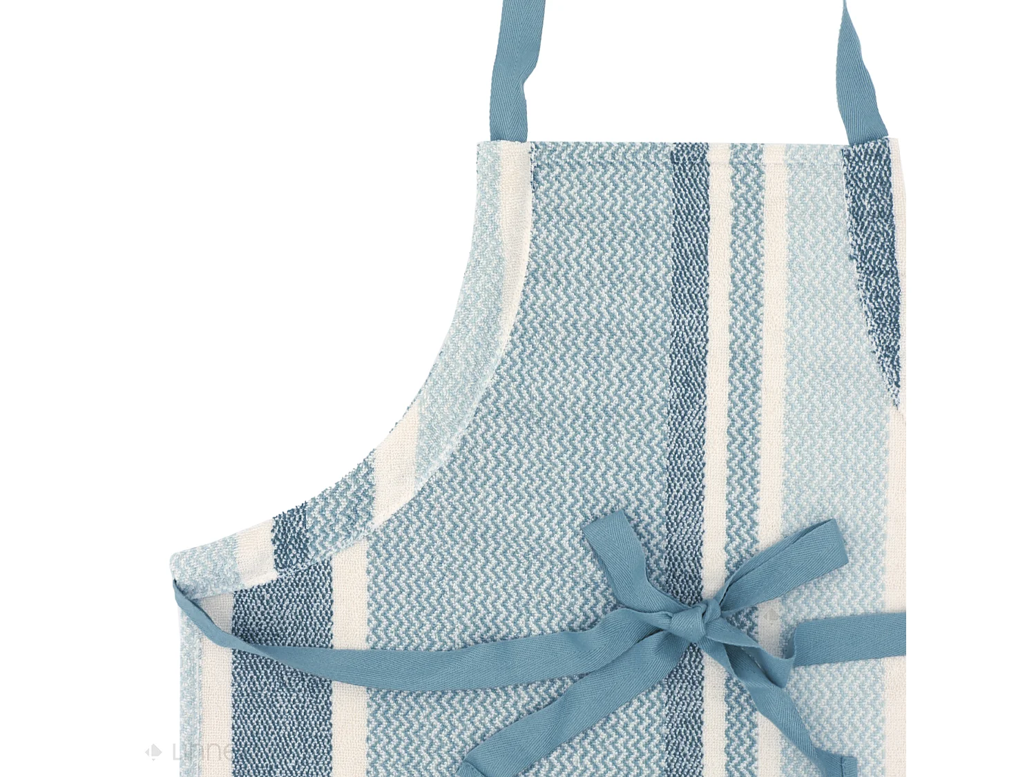 Tablier de cuisine en éponge 60x90 cm coton OTON bleu