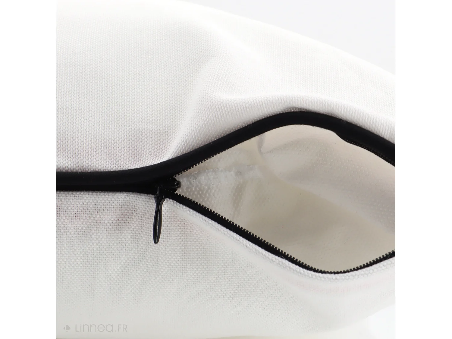 Housse de coussin 20x20 cm MONTSEGUR Blanc