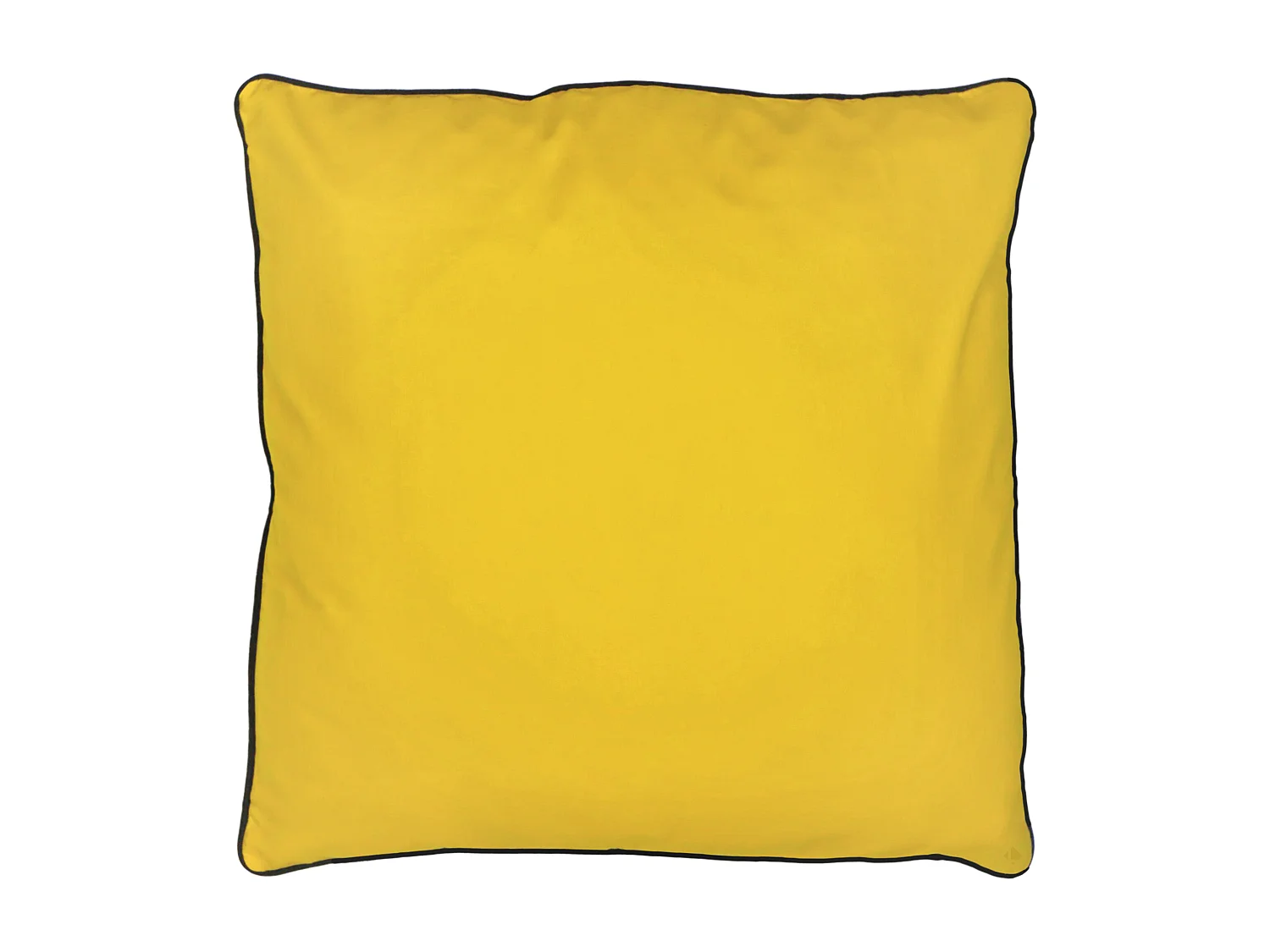 Housse de coussin 60x60 cm MONTSEGUR jaune Curcuma