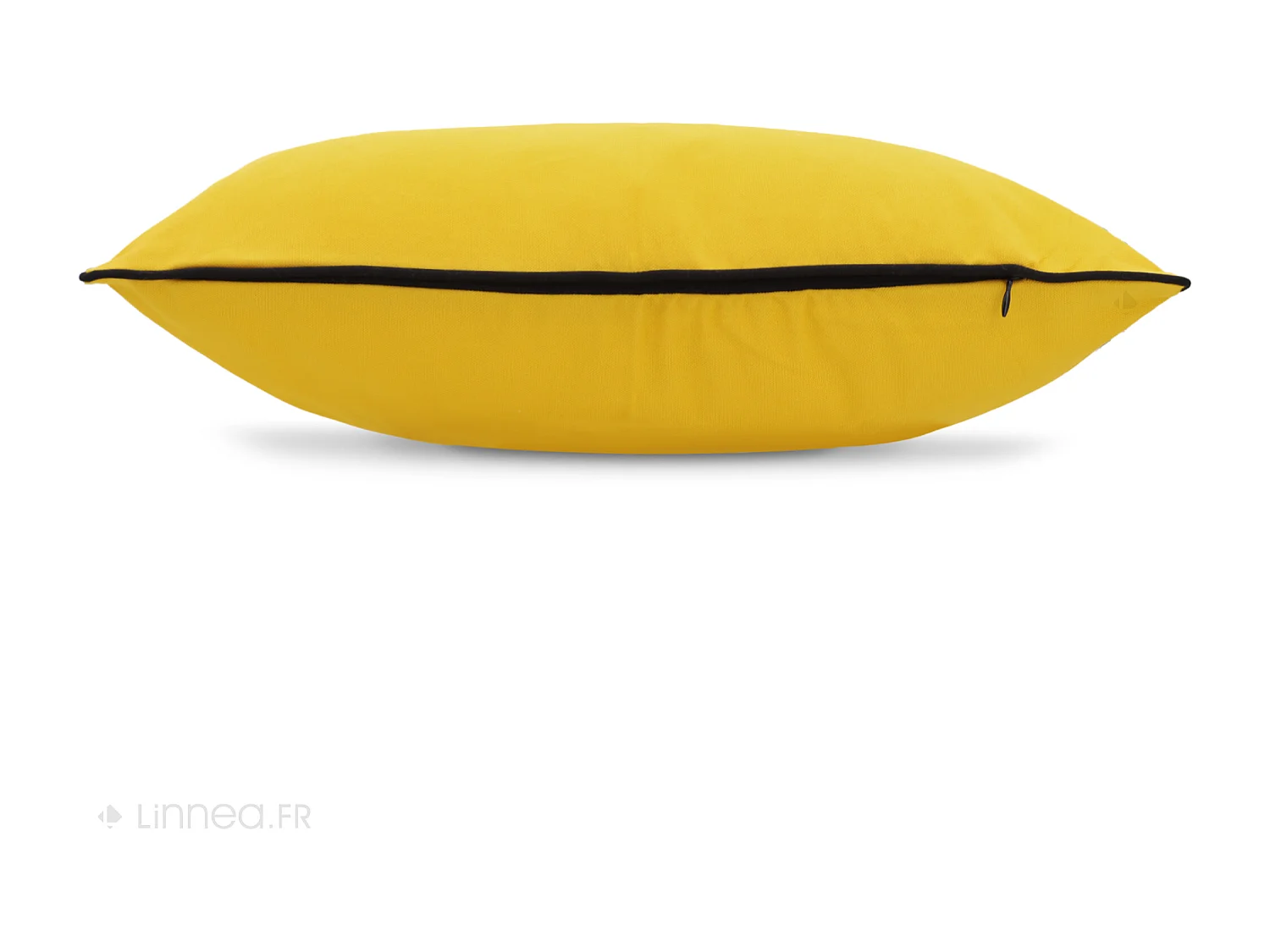 Housse de coussin 60x60 cm MONTSEGUR jaune Curcuma