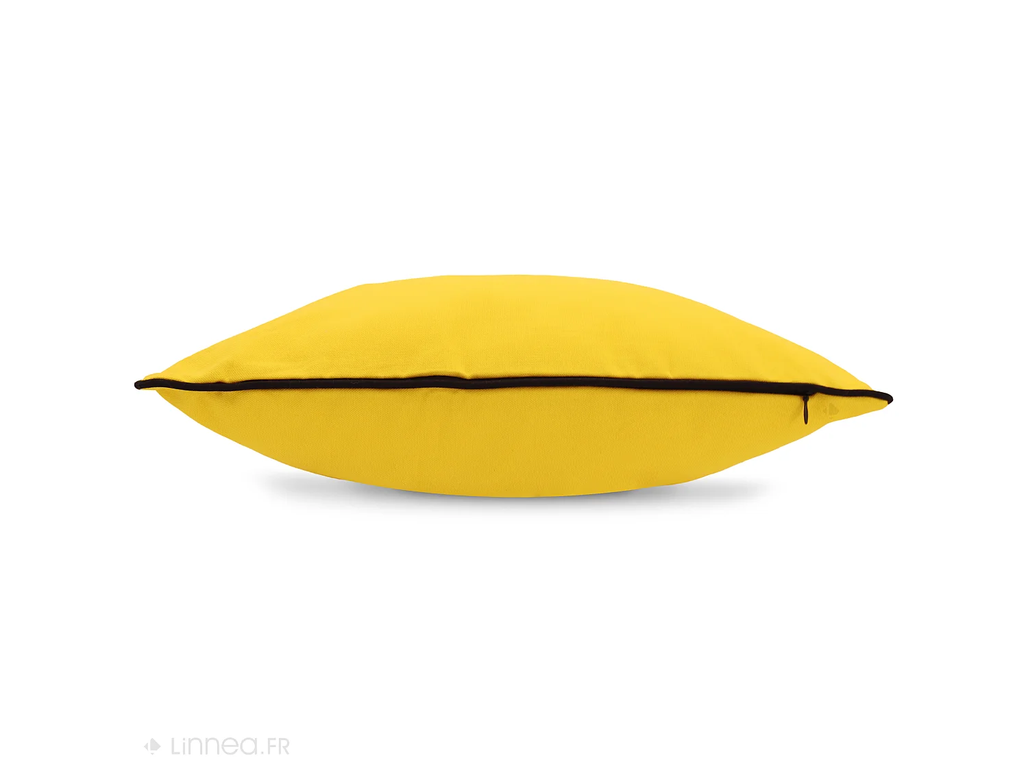 Housse de coussin 55x55 cm MONTSEGUR jaune Curcuma