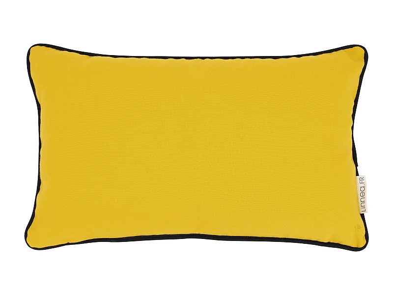 Housse de coussin 30x50 cm MONTSEGUR jaune Curcuma