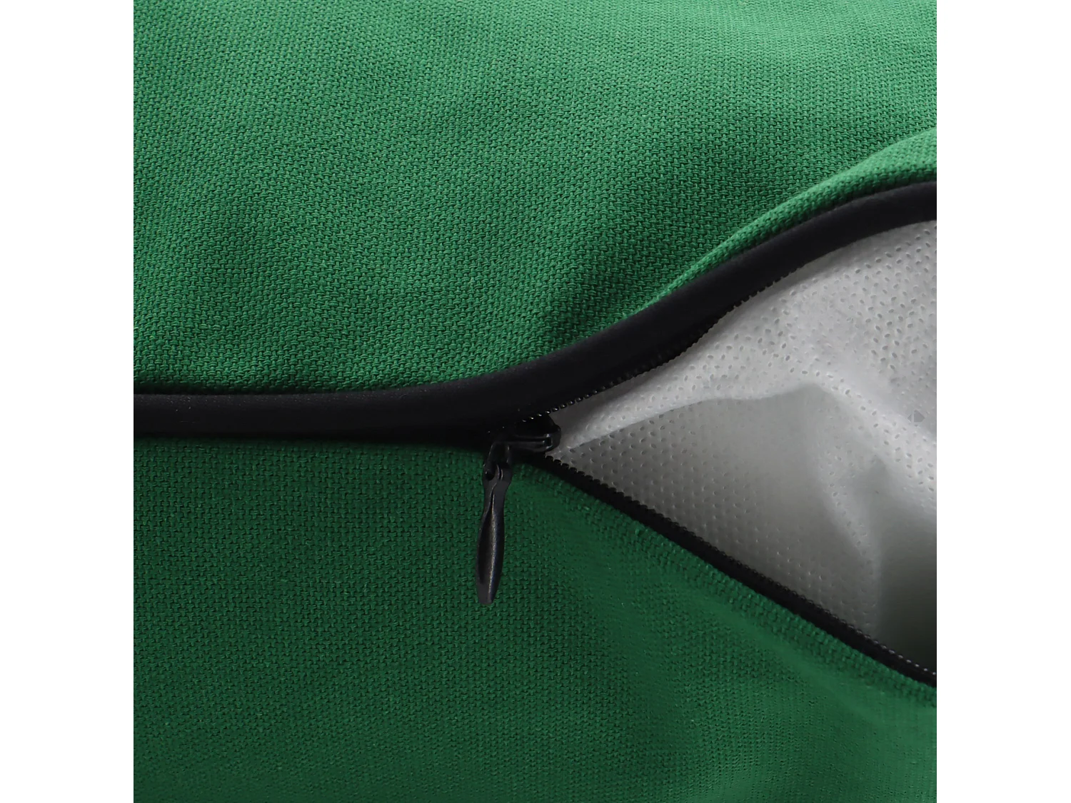 Housse de coussin 20x20 cm MONTSEGUR vert Sapin