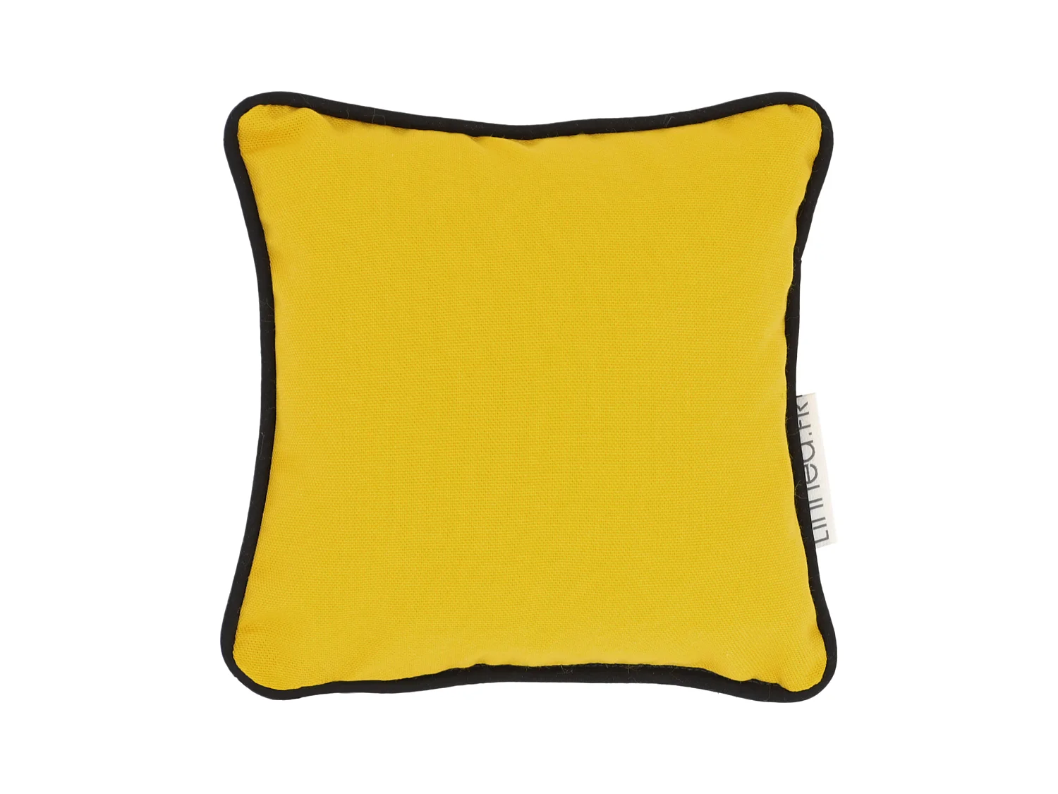 Housse de coussin 20x20 cm MONTSEGUR jaune Curcuma