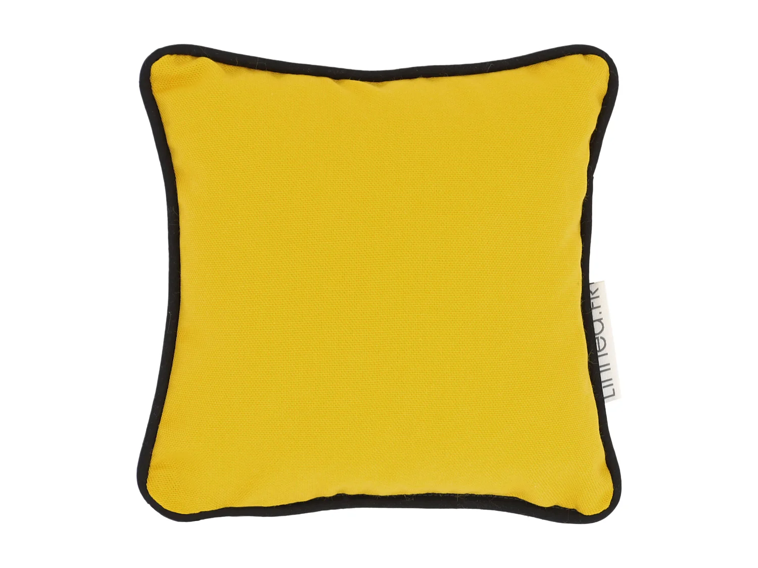 Housse de coussin 20x20 cm MONTSEGUR jaune Curcuma