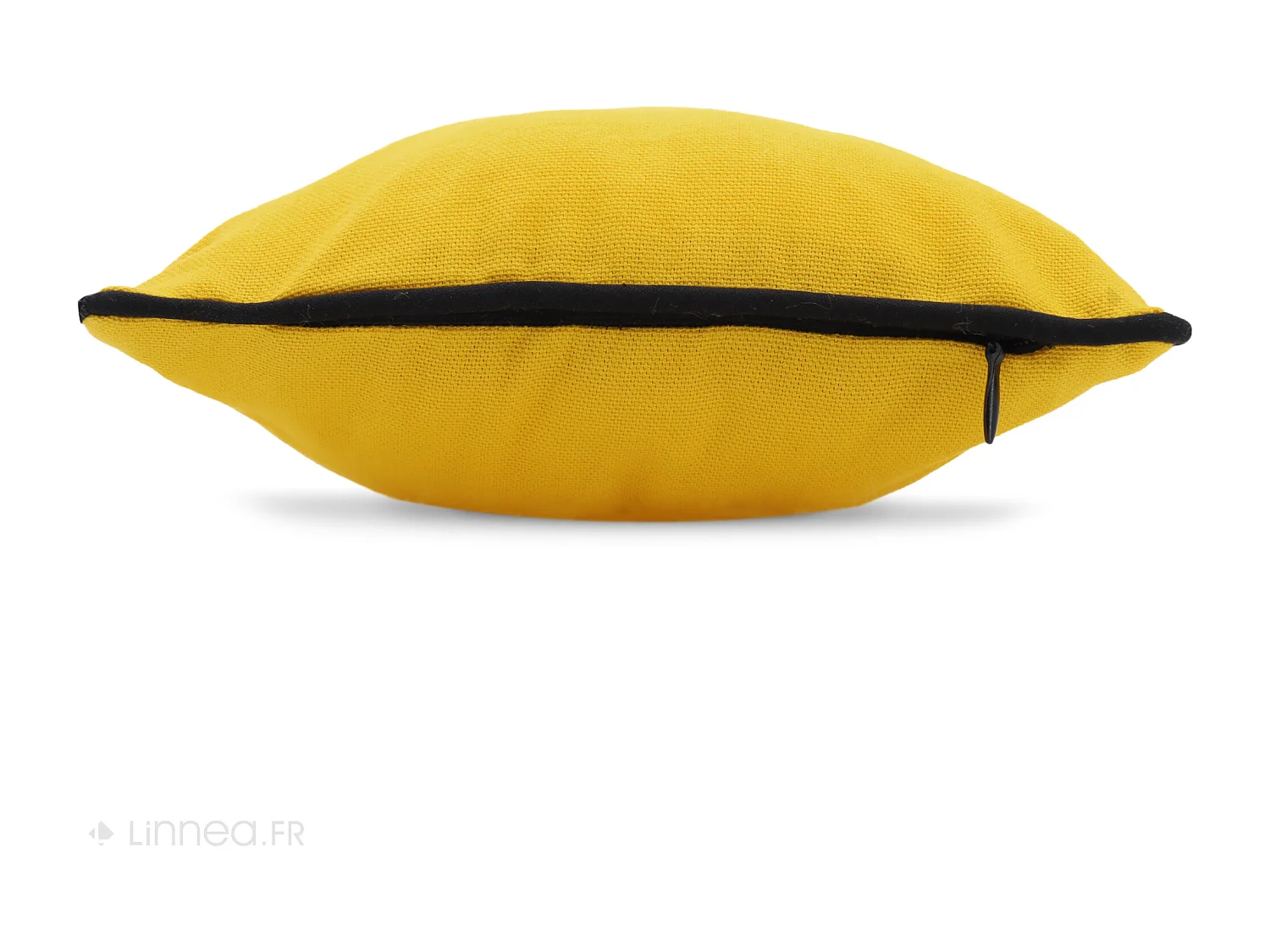 Housse de coussin 20x20 cm MONTSEGUR jaune Curcuma