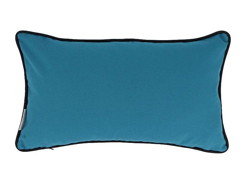 Housse de coussin 30x50 cm MONTSEGUR bleu Prusse