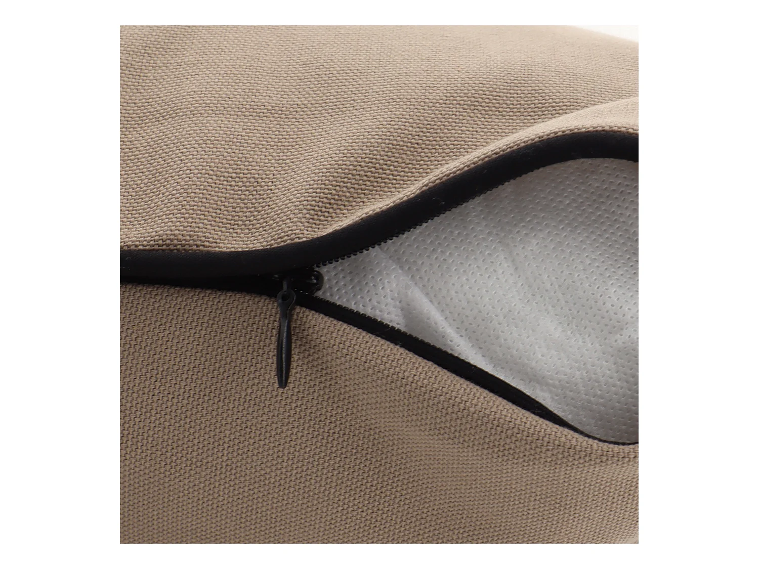 Housse de coussin 30x50 cm MONTSEGUR marron Tourterelle