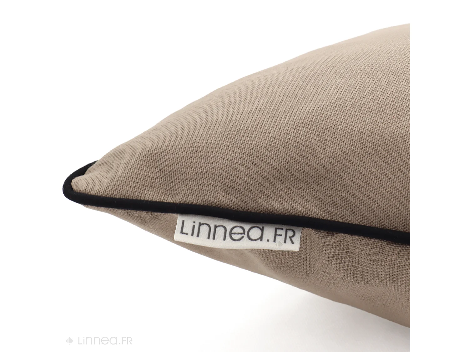 Housse de coussin 30x50 cm MONTSEGUR marron Tourterelle