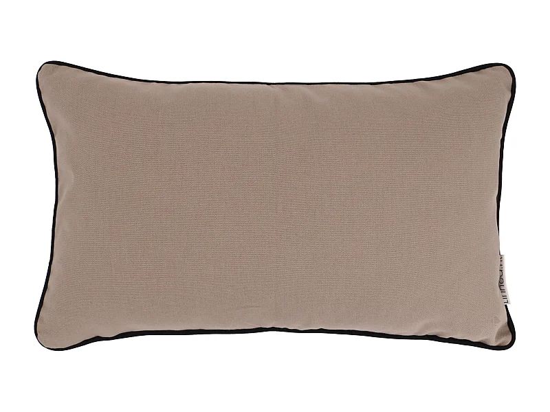 Housse de coussin 30x50 cm MONTSEGUR marron Tourterelle