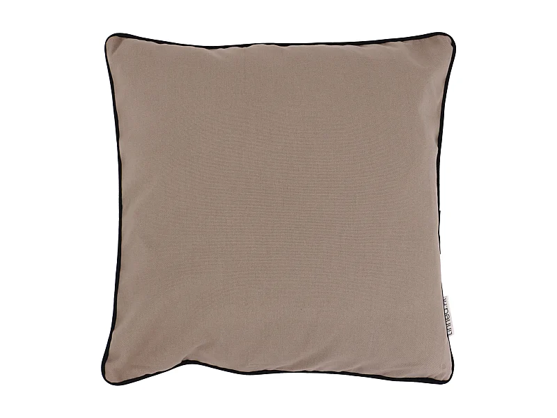 Housse de coussin 55x55 cm MONTSEGUR marron Tourterelle