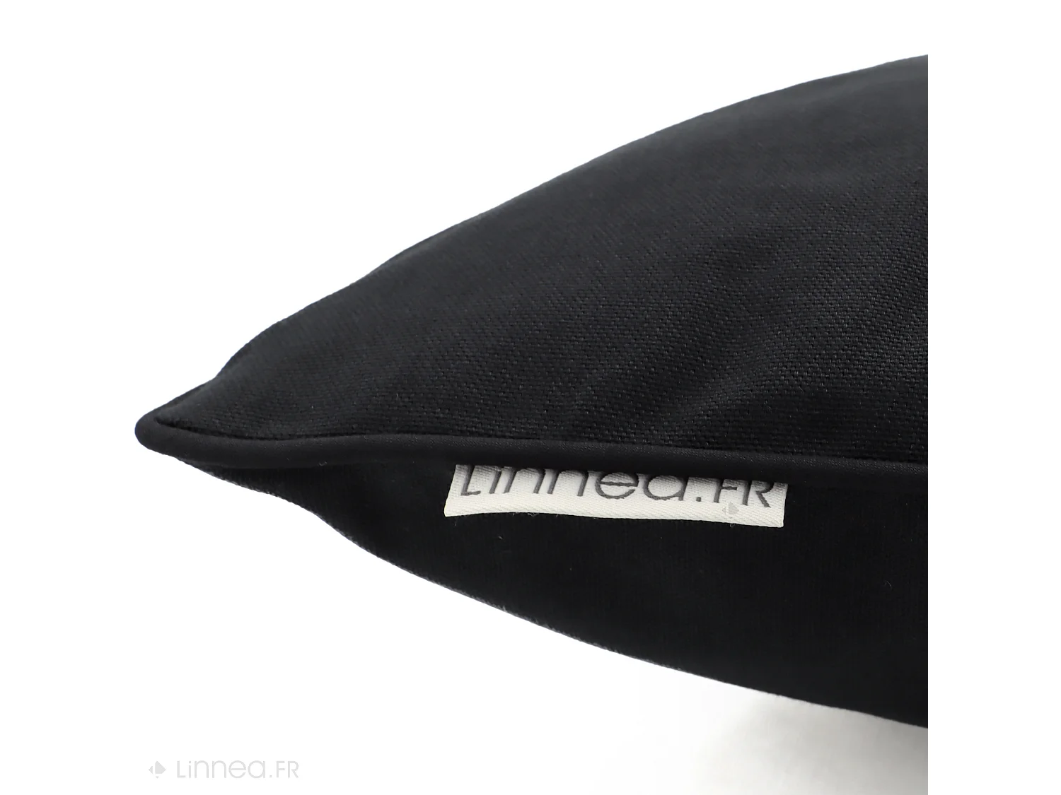 Housse de coussin 20x20 cm MONTSEGUR Noir