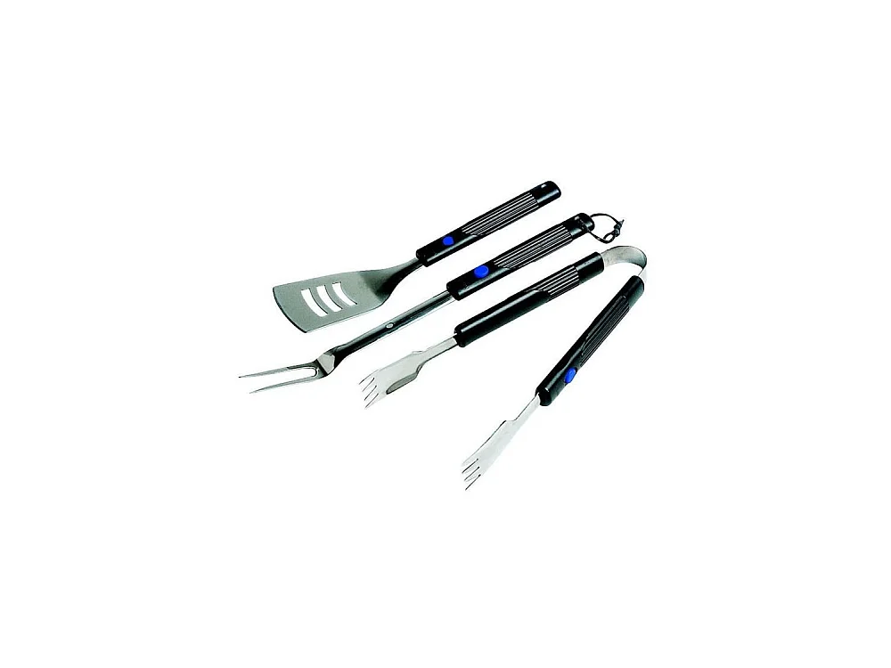 Set 3 Ustensiles Inox Manche Extensible