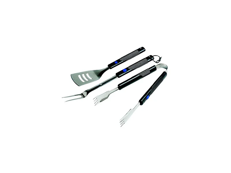 Set 3 Ustensiles Inox Manche Extensible