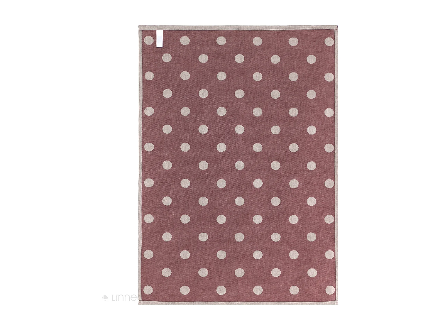 Lot de 2 torchons de cuisine toile 50x70 cm coton SPOT bordeaux