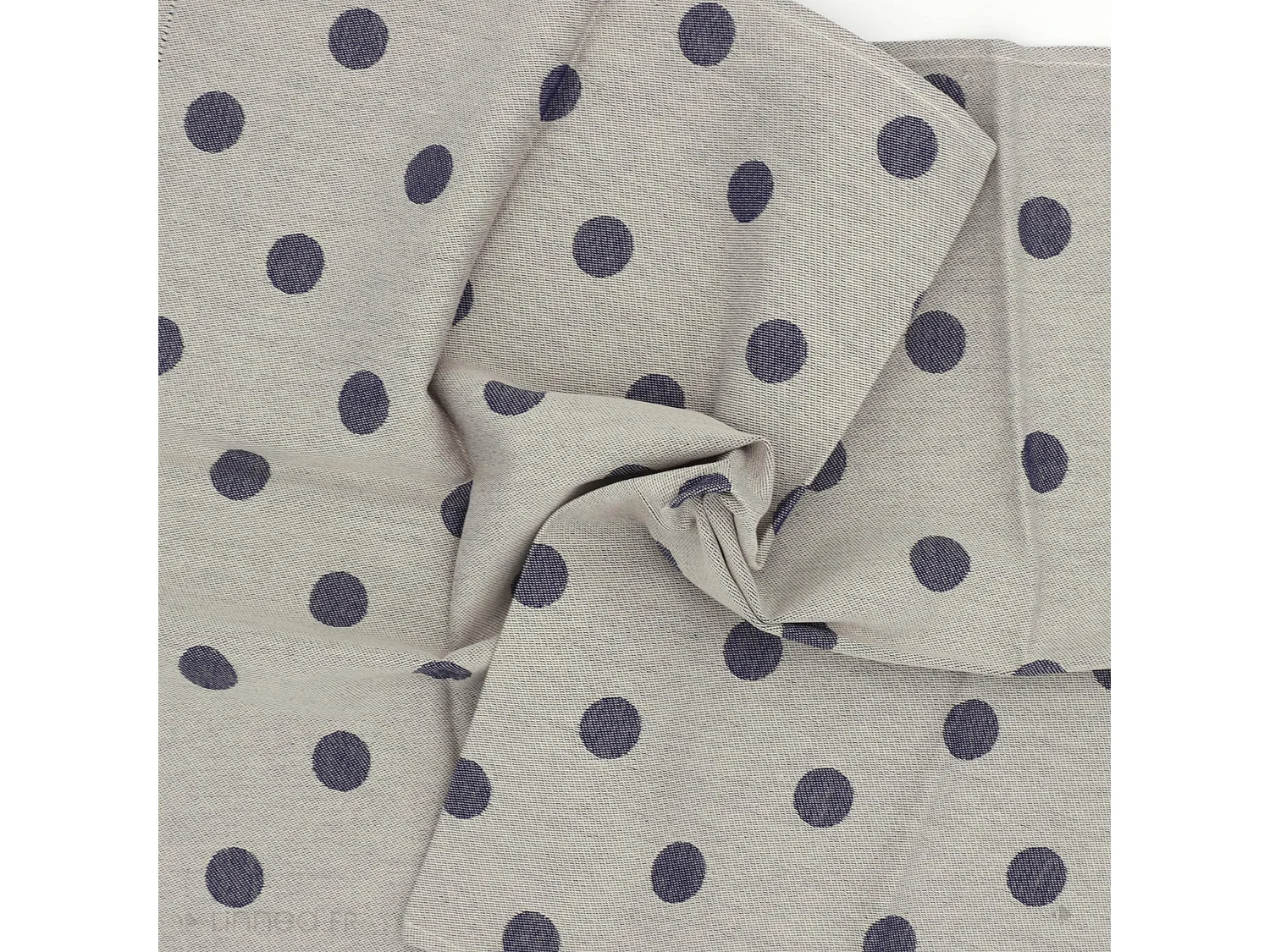 Lot de 2 torchons de cuisine toile 50x70 cm coton SPOT bleu