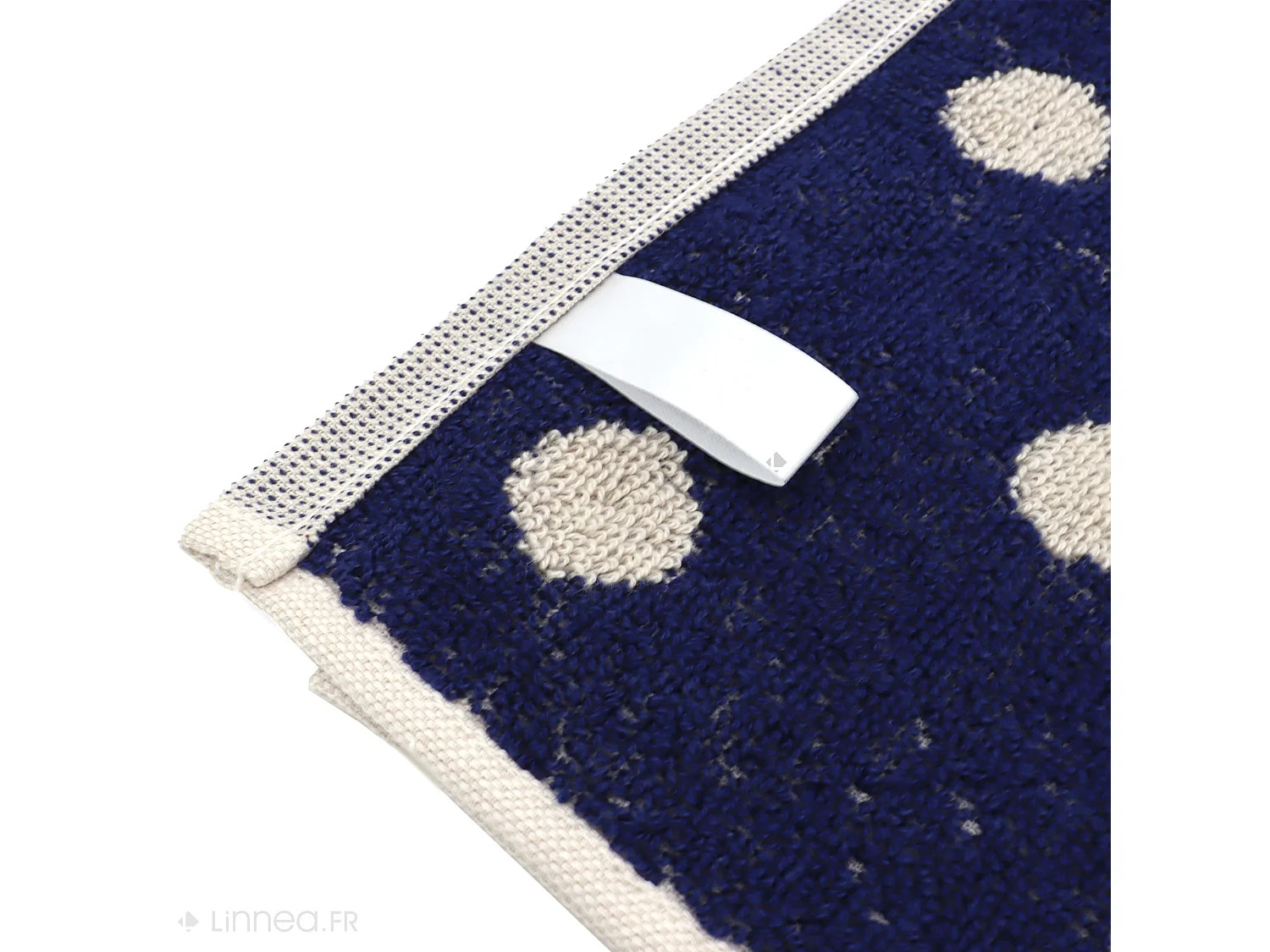 Lot de 2 torchons de cuisine éponge 50x50 cm coton SPOT bleu