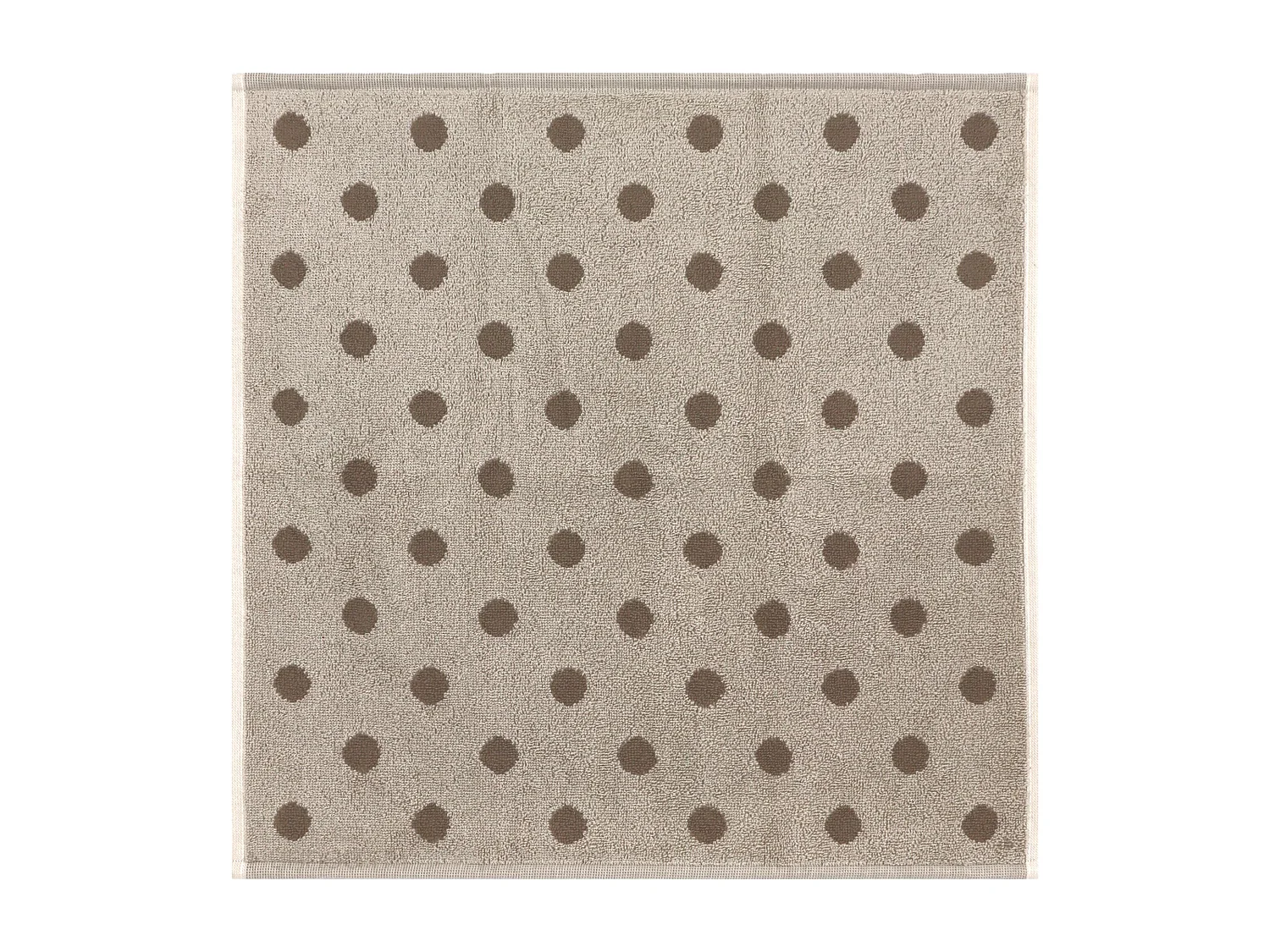 Lot de 2 torchons de cuisine éponge 50x50 cm coton SPOT marron