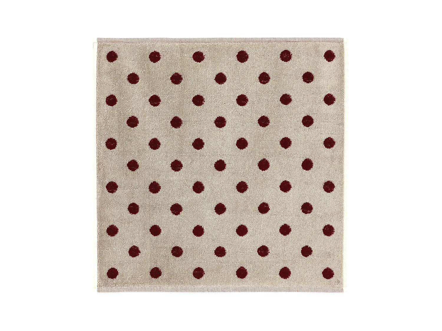 Lot de 2 torchons de cuisine éponge 50x50 cm coton SPOT bordeaux