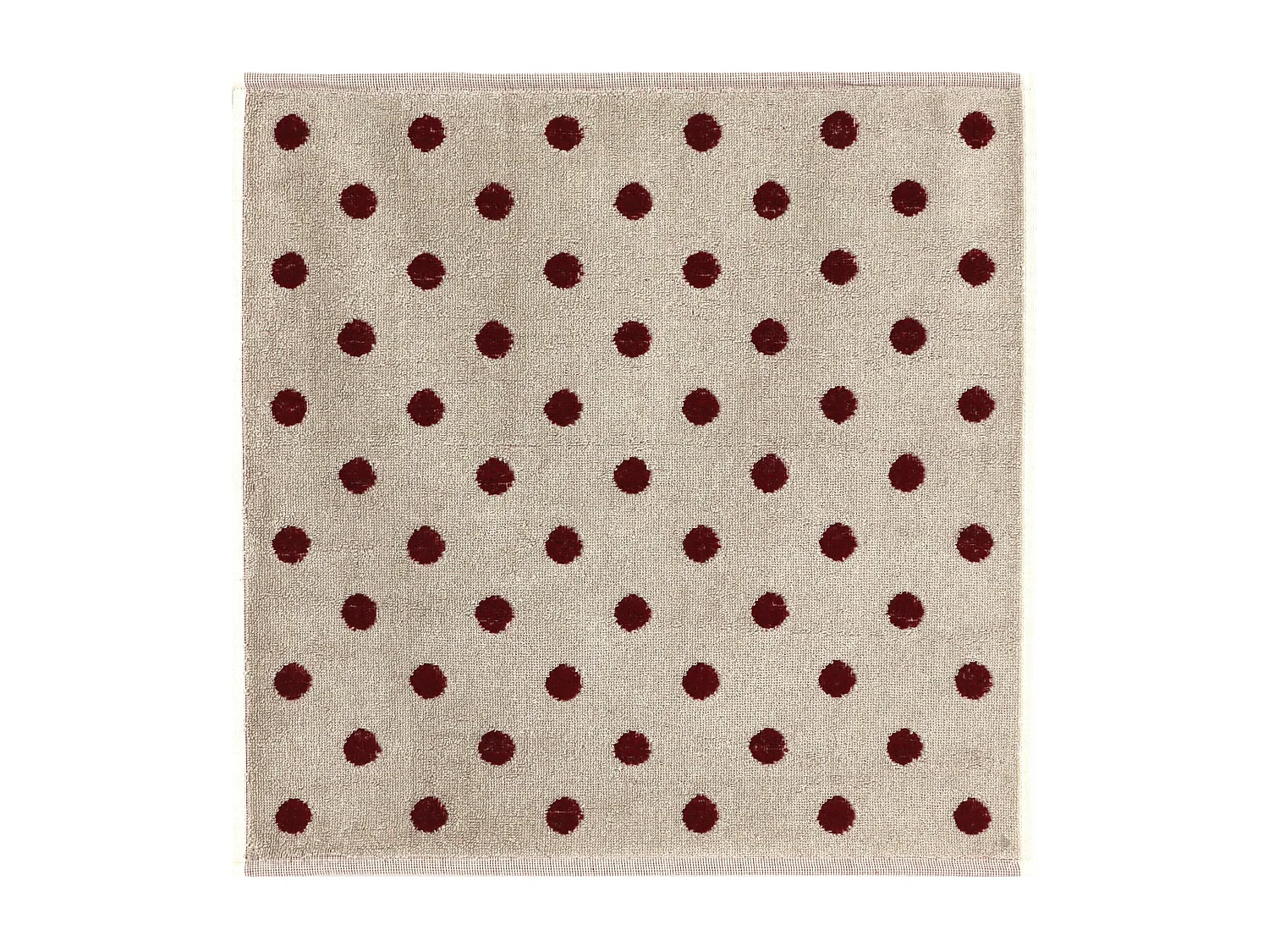 Lot de 2 torchons de cuisine éponge 50x50 cm coton SPOT bordeaux