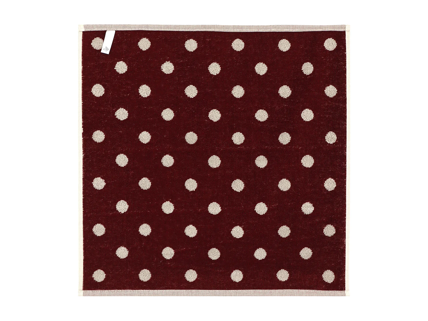 Lot de 2 torchons de cuisine éponge 50x50 cm coton SPOT bordeaux