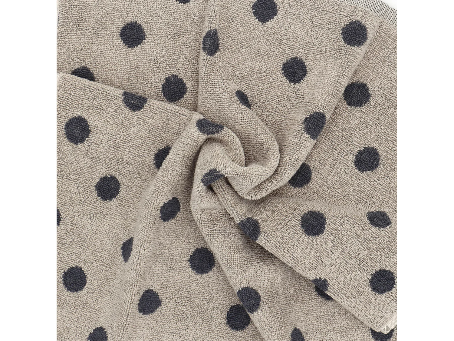 Lot de 2 torchons de cuisine éponge 50x50 cm coton SPOT gris