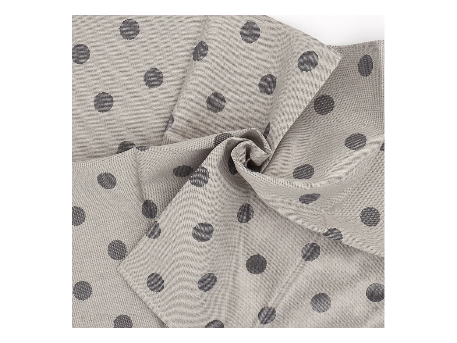 Lot de 2 torchons de cuisine toile 50x70 cm coton SPOT gris