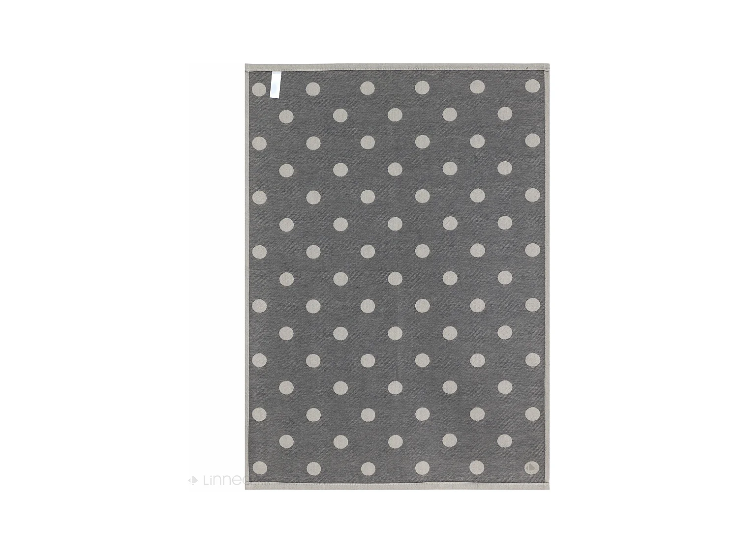 Lot de 2 torchons de cuisine toile 50x70 cm coton SPOT gris