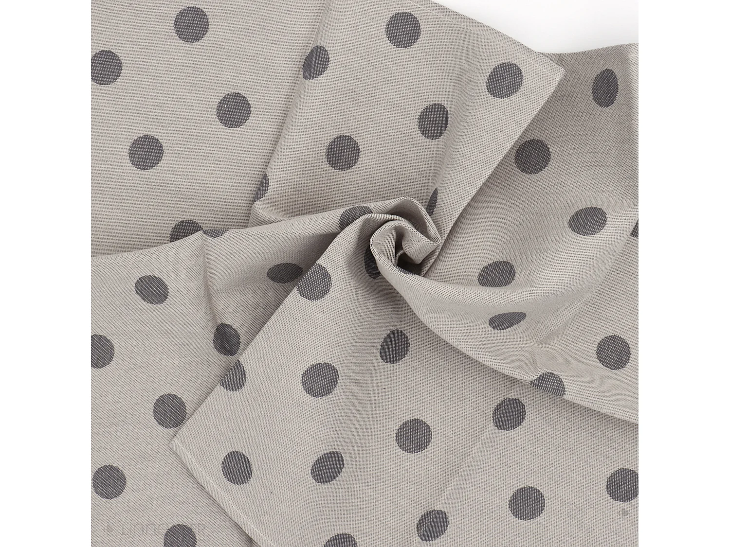 Lot de 2 torchons de cuisine toile 50x70 cm coton SPOT gris