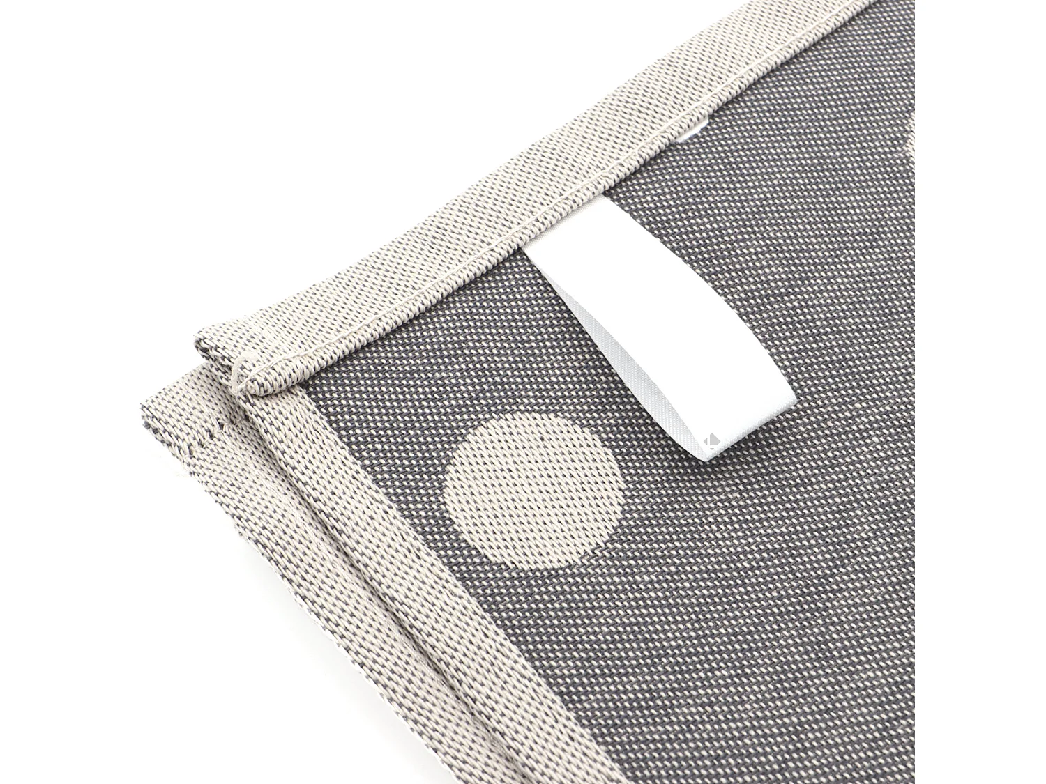 Lot de 2 torchons de cuisine toile 50x70 cm coton SPOT gris