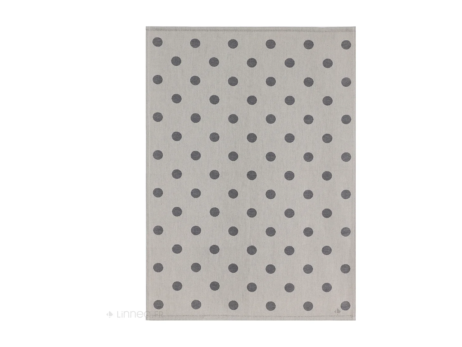 Lot de 2 torchons de cuisine toile 50x70 cm coton SPOT gris