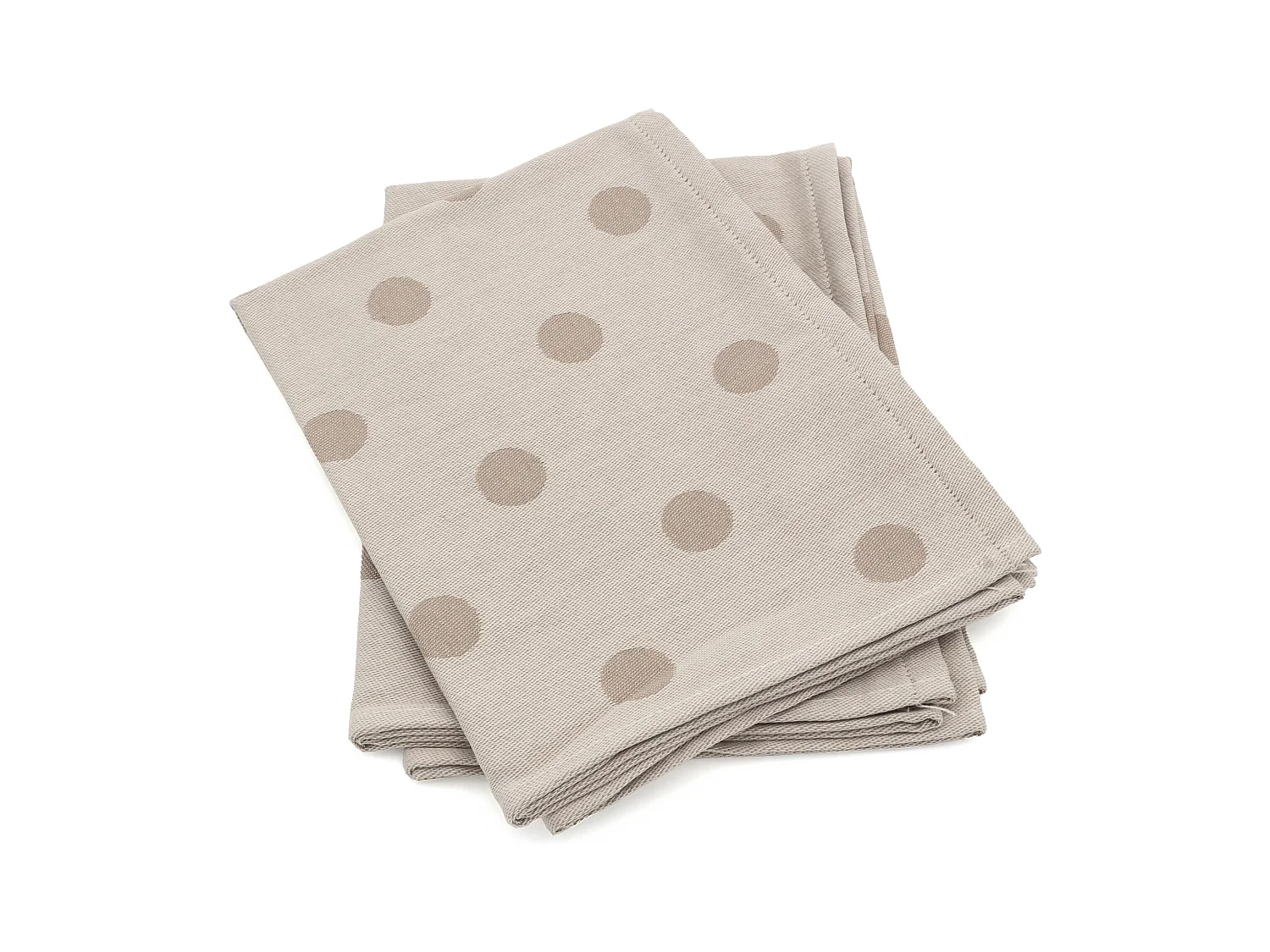 Lot de 2 torchons de cuisine toile 50x70 cm coton SPOT marron