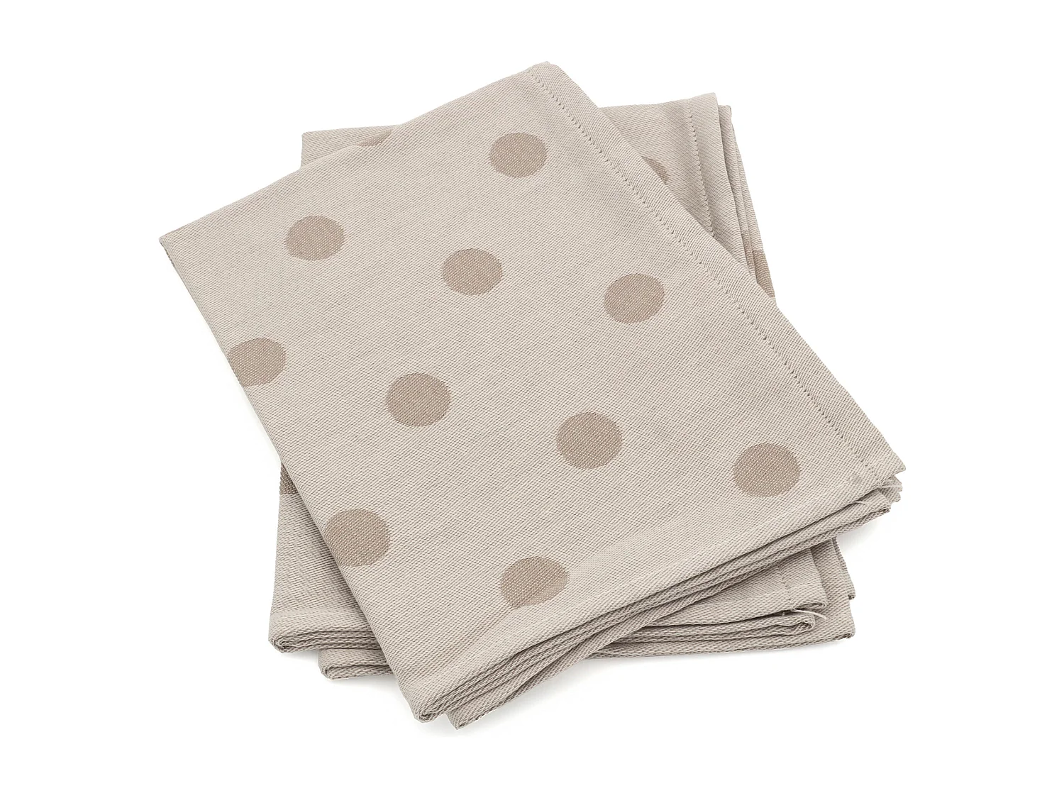 Lot de 2 torchons de cuisine toile 50x70 cm coton SPOT marron