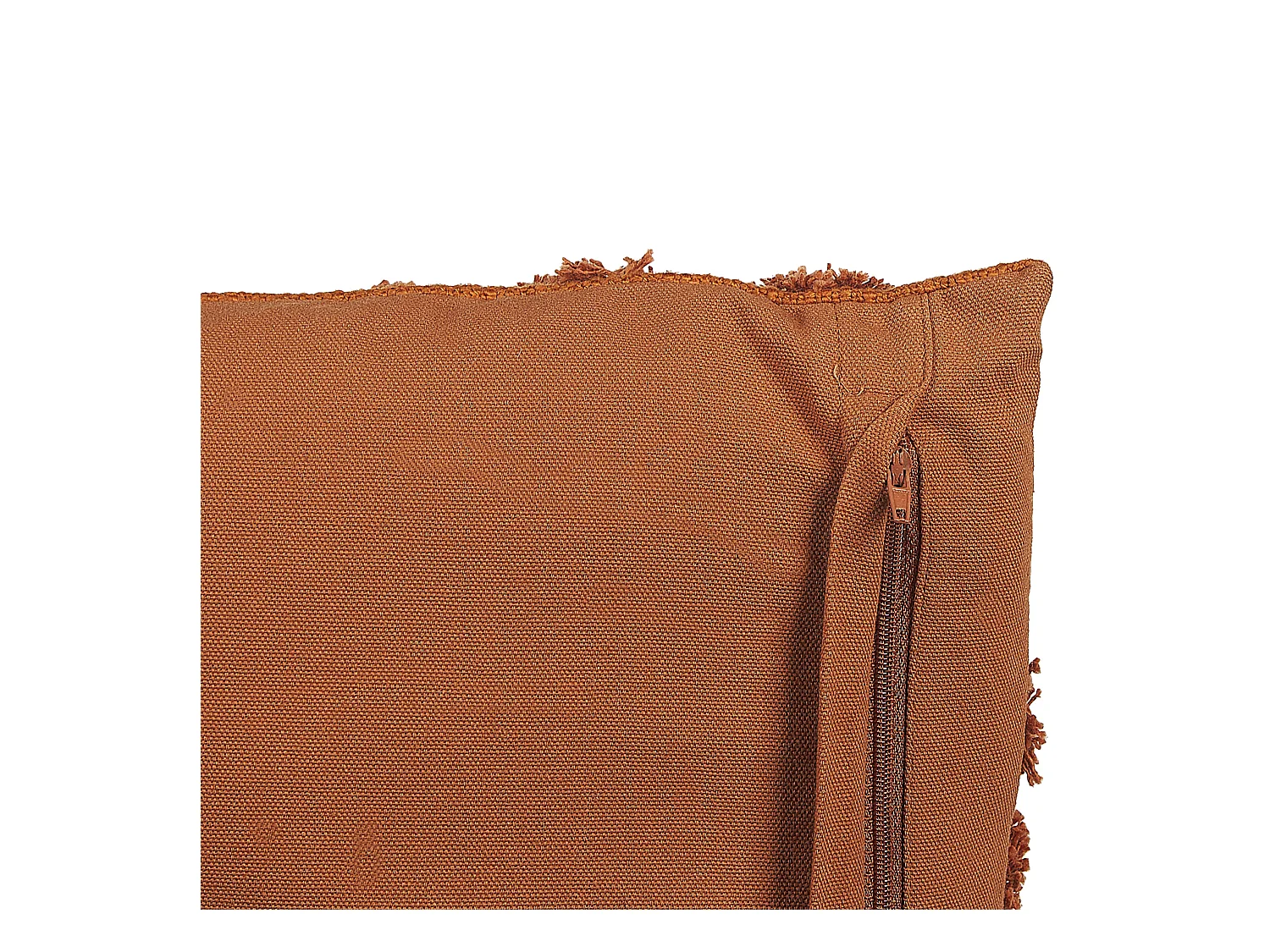 Sierkussen LEWISIA Katoen 45 x 45 cm Oranje Chevron patroon