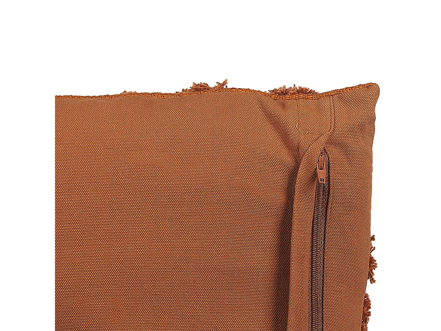 Sierkussen LEWISIA Katoen 45 x 45 cm Oranje Chevron patroon