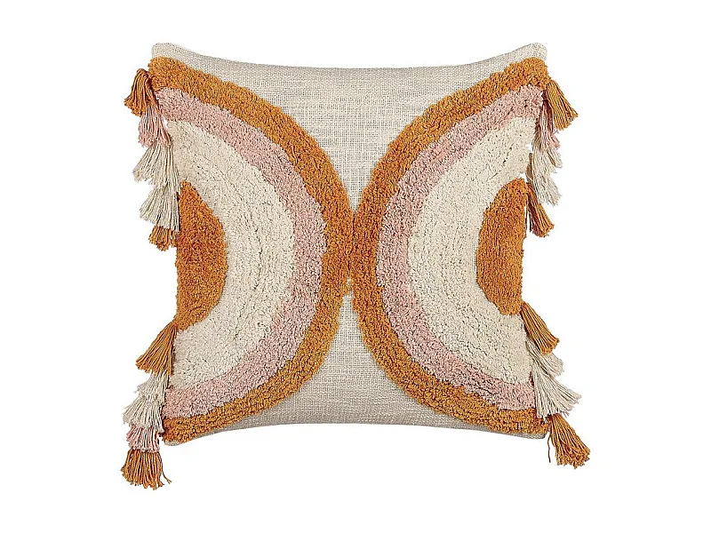 Dekokissen LABLAB Baumwolle 45 x 45 cm Bunt Geometrisches Muster