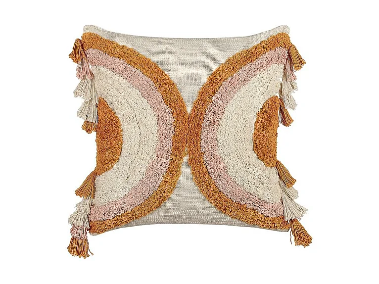 Coussin LABLAB Coton 45 x 45 cm Multicolore Motif géométrique